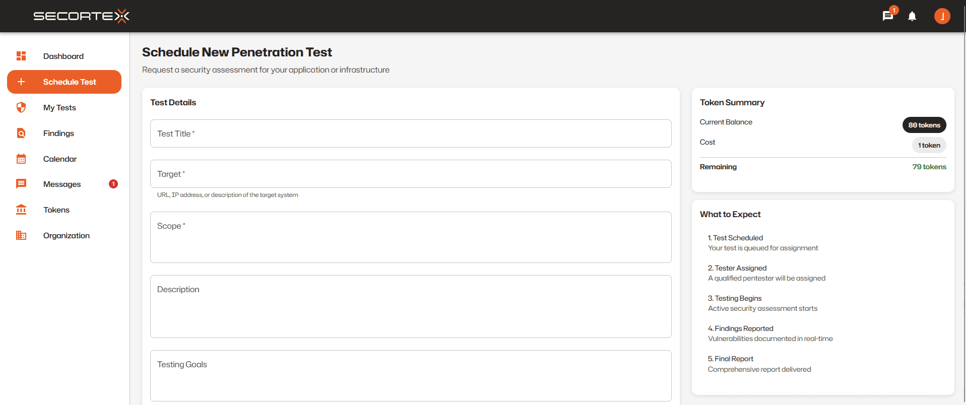 Schedule a test dashboard